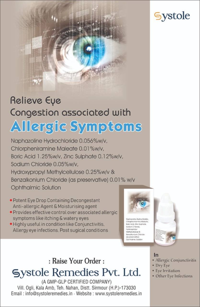 relieve eye congestion