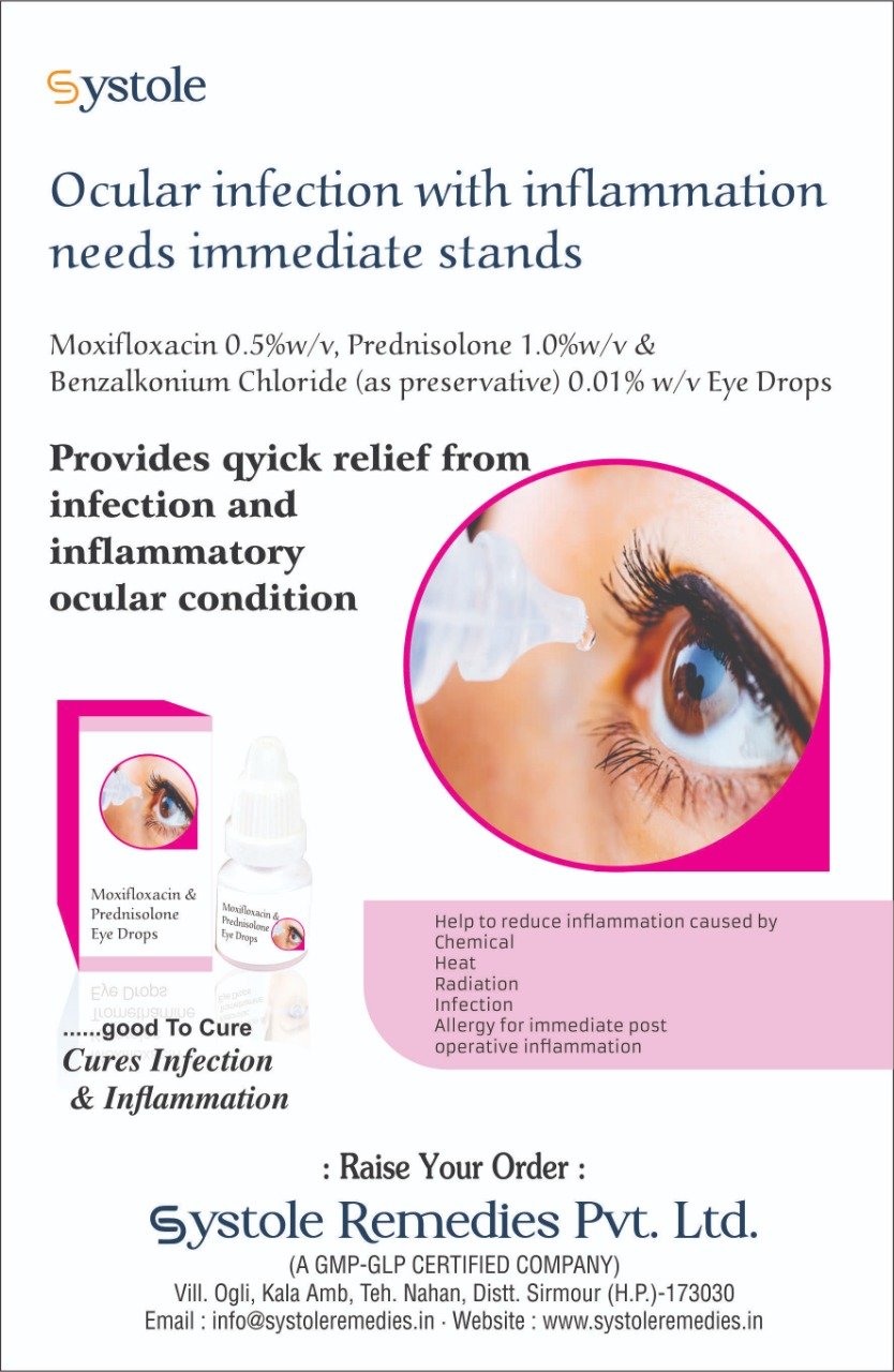 ocular infection with inflammation needs immediate stand
