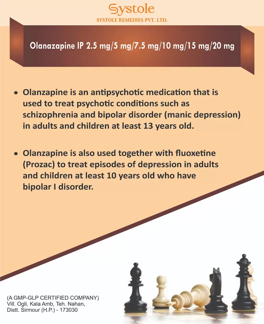 Olanazapine IP 2.5 mg