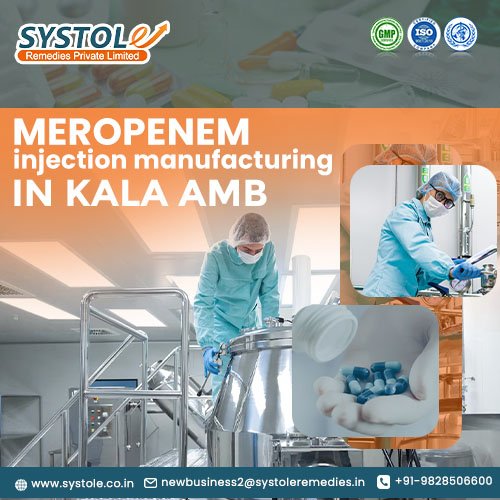 Where can you find the top trusted Meropenem injection manufacturing in Kala Amb? | Systole Remedies Private Limited Where can you find the top trusted Meropenem injection manufacturing in Kala Amb? | Systole Remedies Private Limited